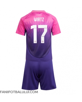 Germania Florian Wirtz #17 Echipament de Fotbal Replică European 2024 Copii Deplasare (+ Șorturi)